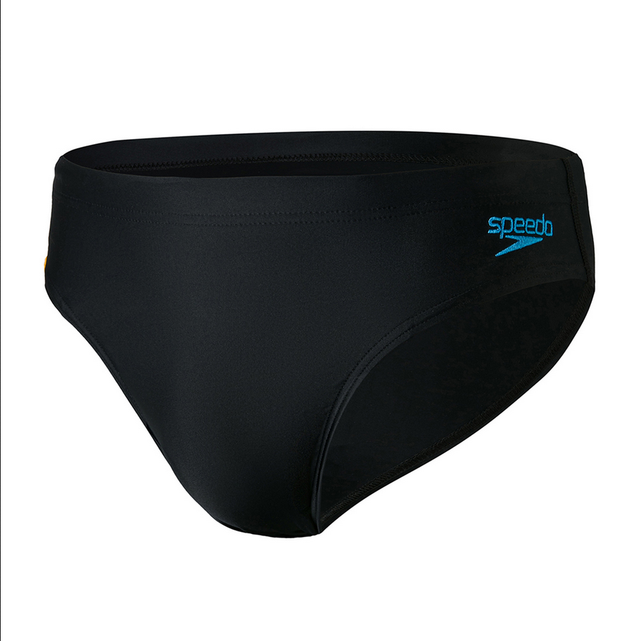 Speedo TECH PANEL BRIEF heren zwart oranje