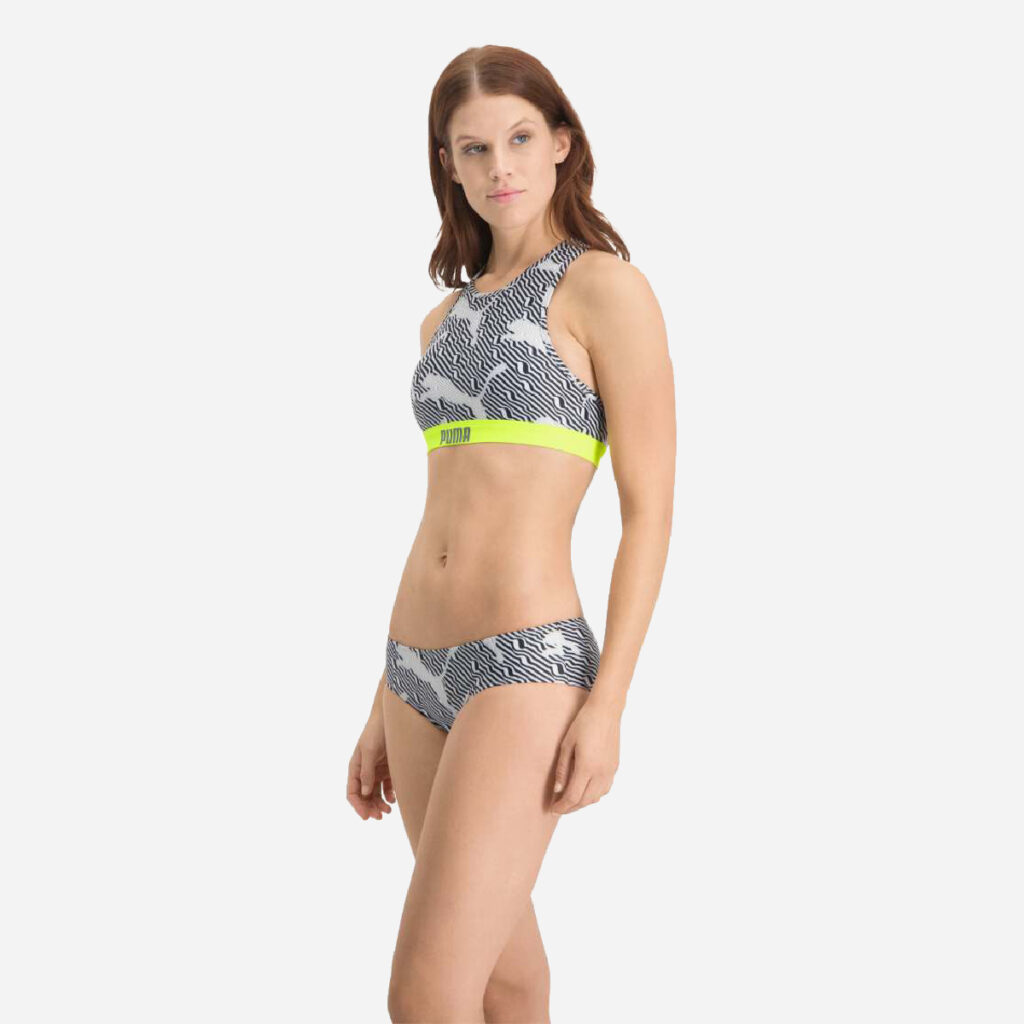 Puma Bodywear Hipster Bikini grijs combo