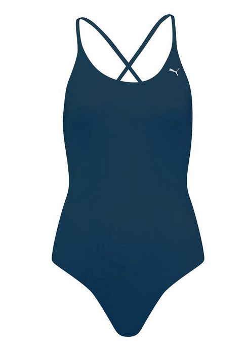 Puma sportief badpak V-NECK CROSSBACK navy