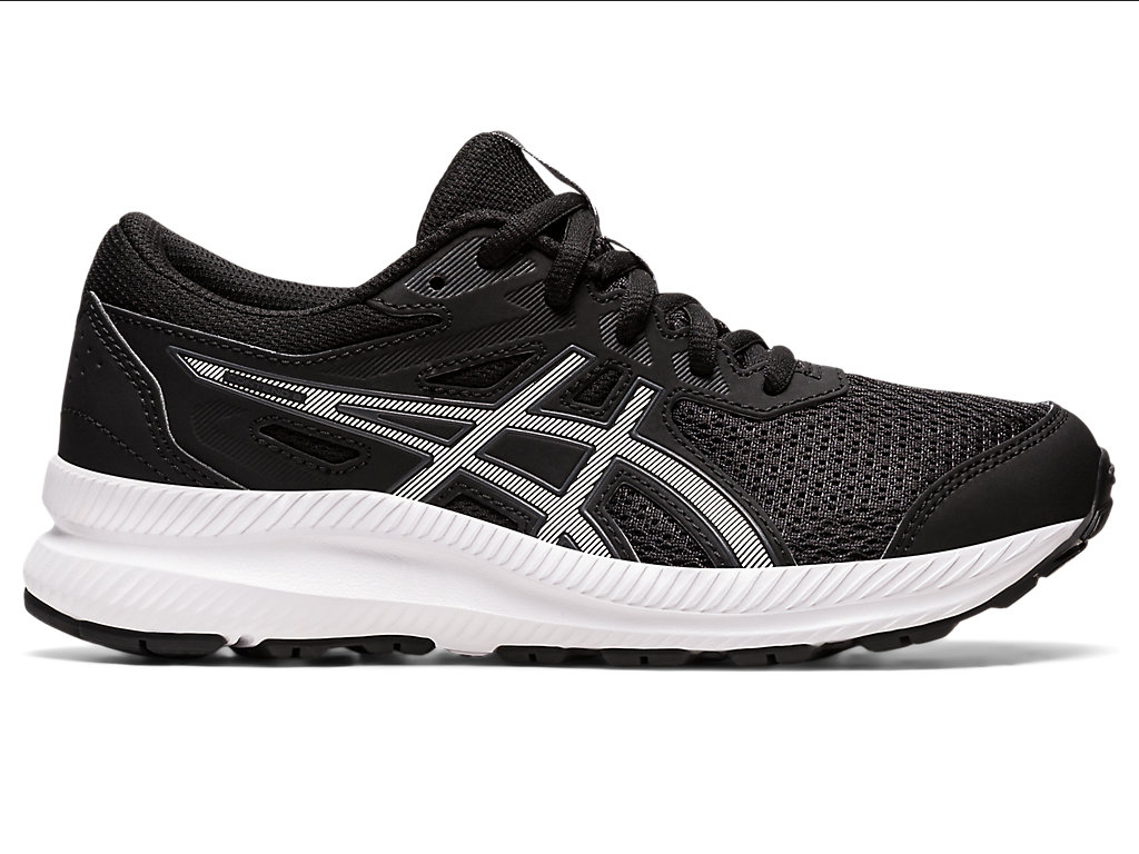 Asics zwart wit on sale