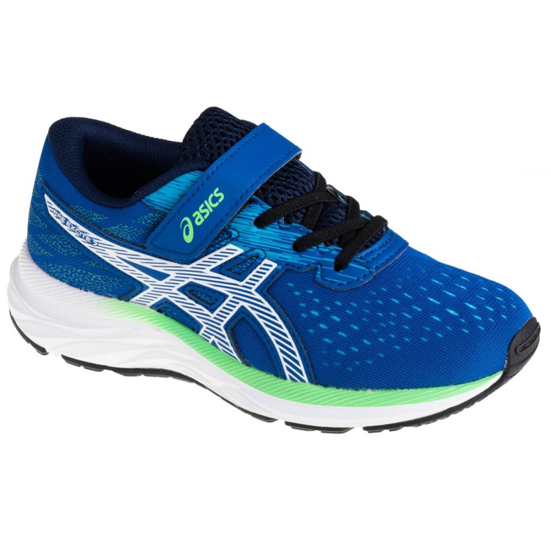 Asics pre excite 7 (ps) kids blue white