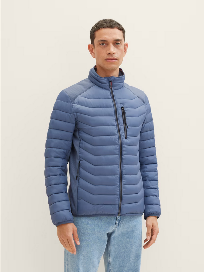 Tom Tailor hybride jas puffer heren China blue