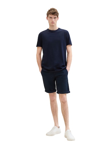 Tom Tailor short chino slim blauw