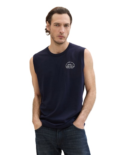 Tom Tailor TANKTOP marineblauw