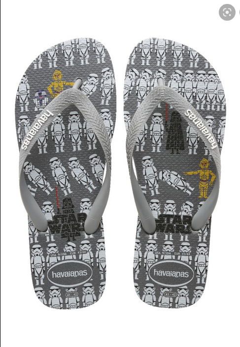 Teenslippers Havaianas Star Wars Steel Grey