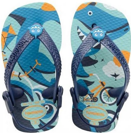 Havaianas teenslippers Brasil Pets Kins Blauw