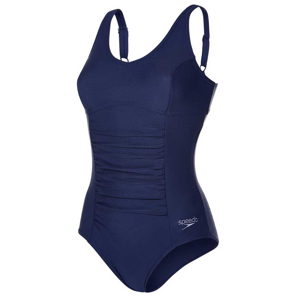 Speedo Vivienne Clipback badpak blauw