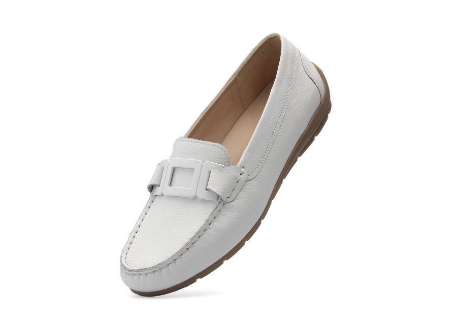 Ara moccasin dames cervocalf wit