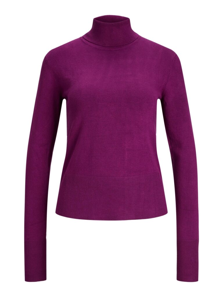 JJXX AVA SOFT ROLL NECK dark purple