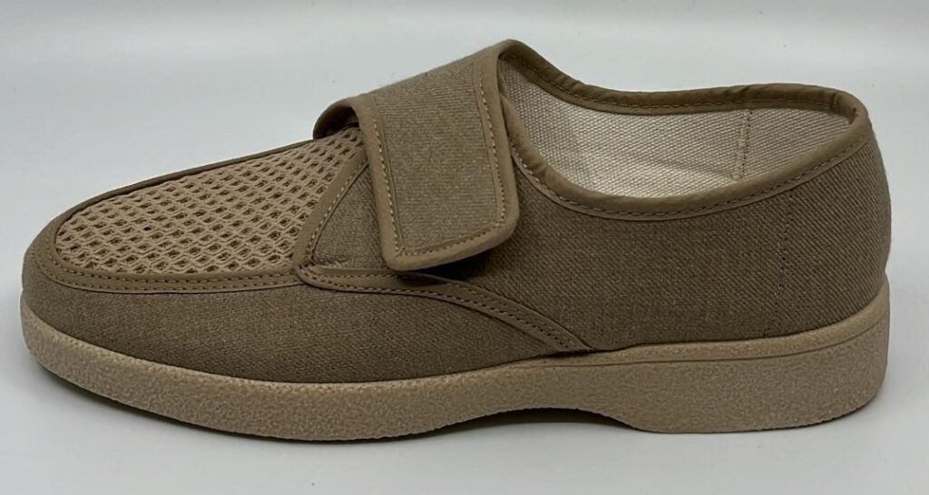 Fly Flot pantoffel heren gesloten velcro beige