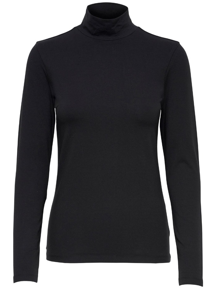 Jacqueline de Yong AVA Long Sleeve TURTLENECK TOP Sky Captain Blue