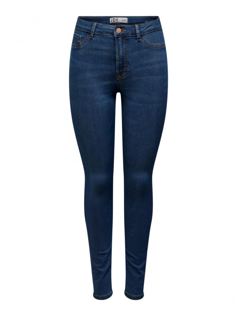 JDY TULGA HIGH SKINNY Denim dark blue