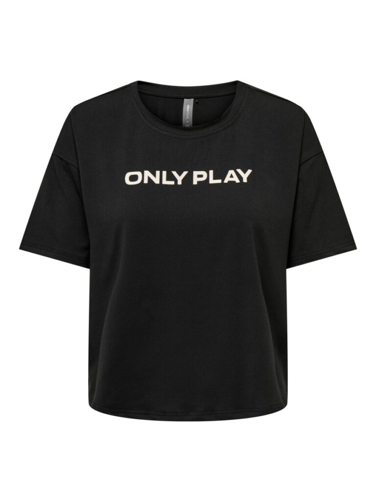 Only Play FONT LOGO SHORT Training TShirt zwart