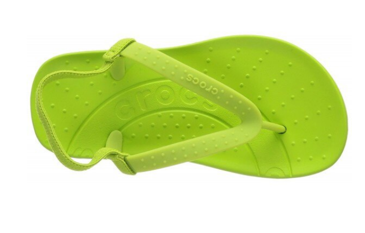 Crocs teenslippers chawaii flip groen