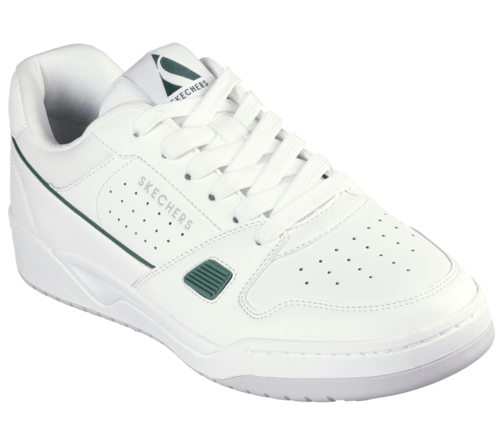 Skechers Koopa Court - Tiebreak sneaker heren wit/groen