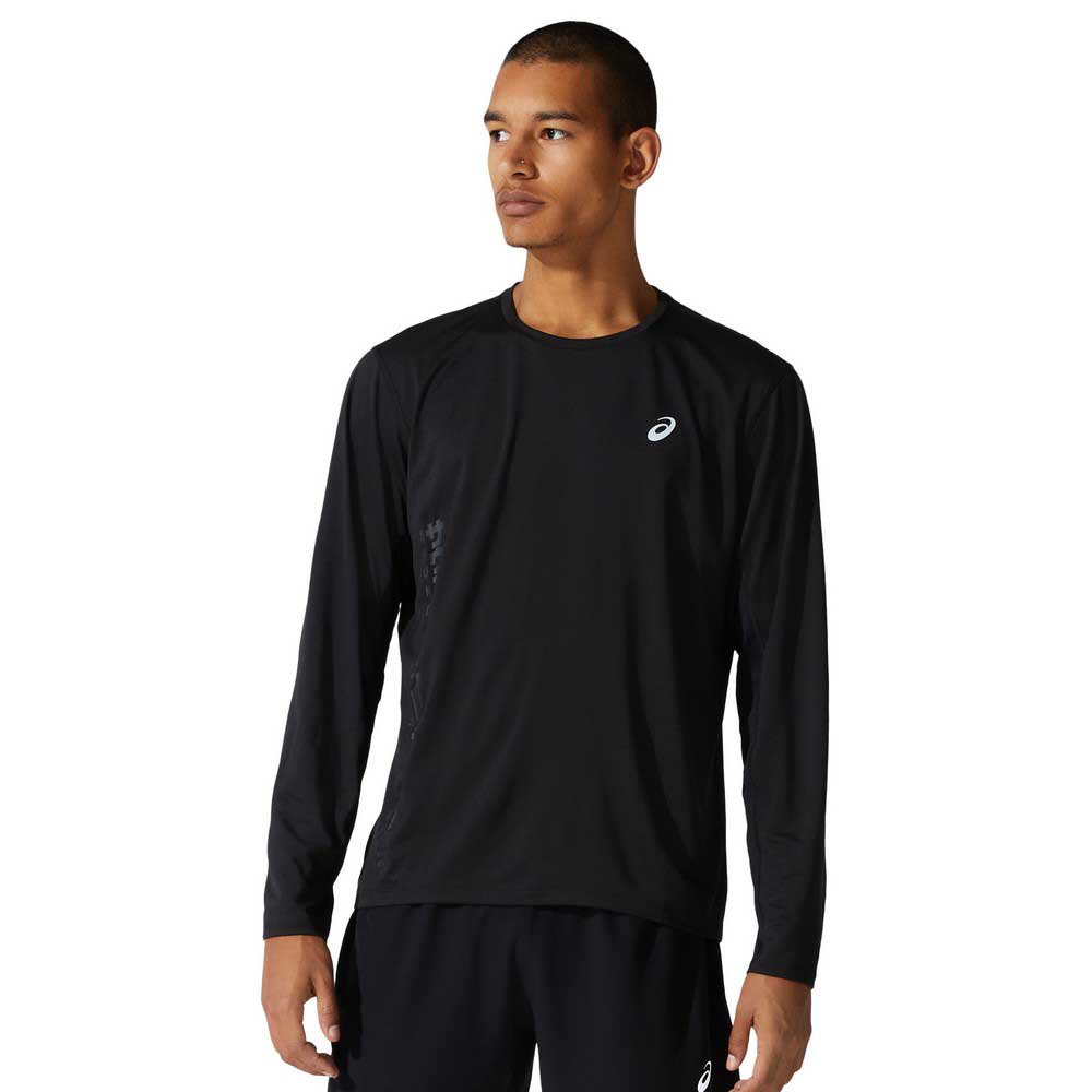 Asics Runner Lange mouw T-Shirt heren zwart