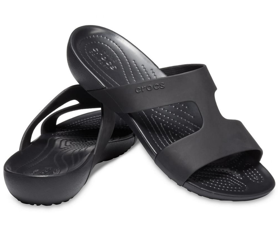 Crocs Serena Slide Slipper Dames zwart