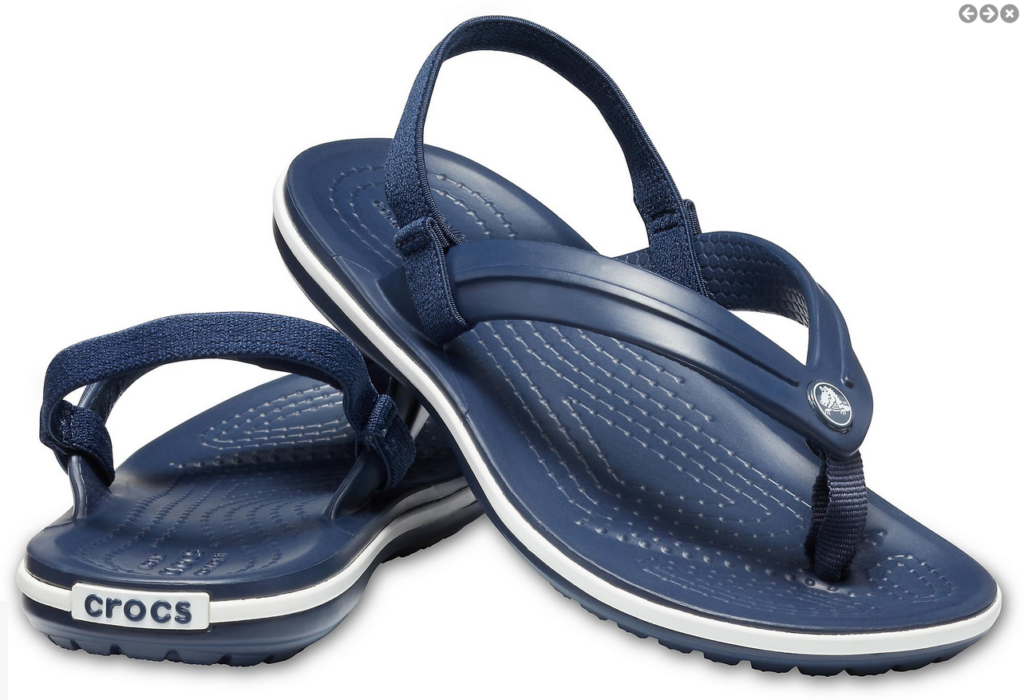 CROCS teenslippers CROCBAND STRAP FLIP navy