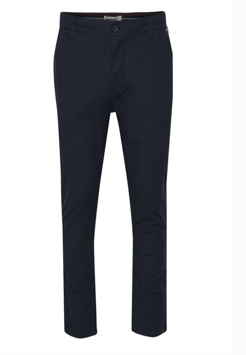 Blend chino broek lang dress blue + riem