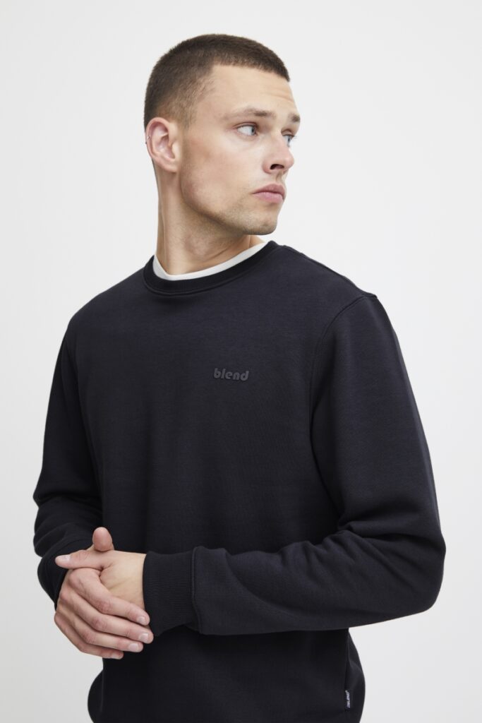 Blend Downton Crew neck sweatshirt regular fit Dark Navy