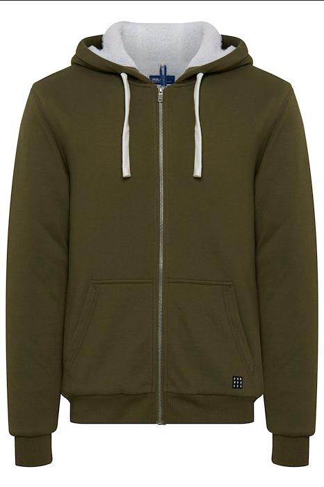 Blend Sweatshirt Regular fit hoodie Winter Moss