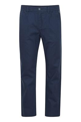 Blend Chino Broek lang Relaxte pasvorm blauw