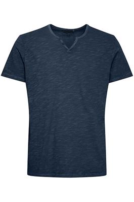 Blend Aston T-shirt met V-hals Regular fit blauw