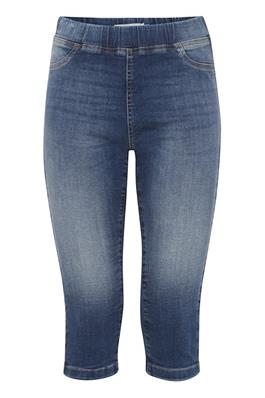 b. young LOLA BYLUNI SLIM CAPRI - JEANS light blue denim