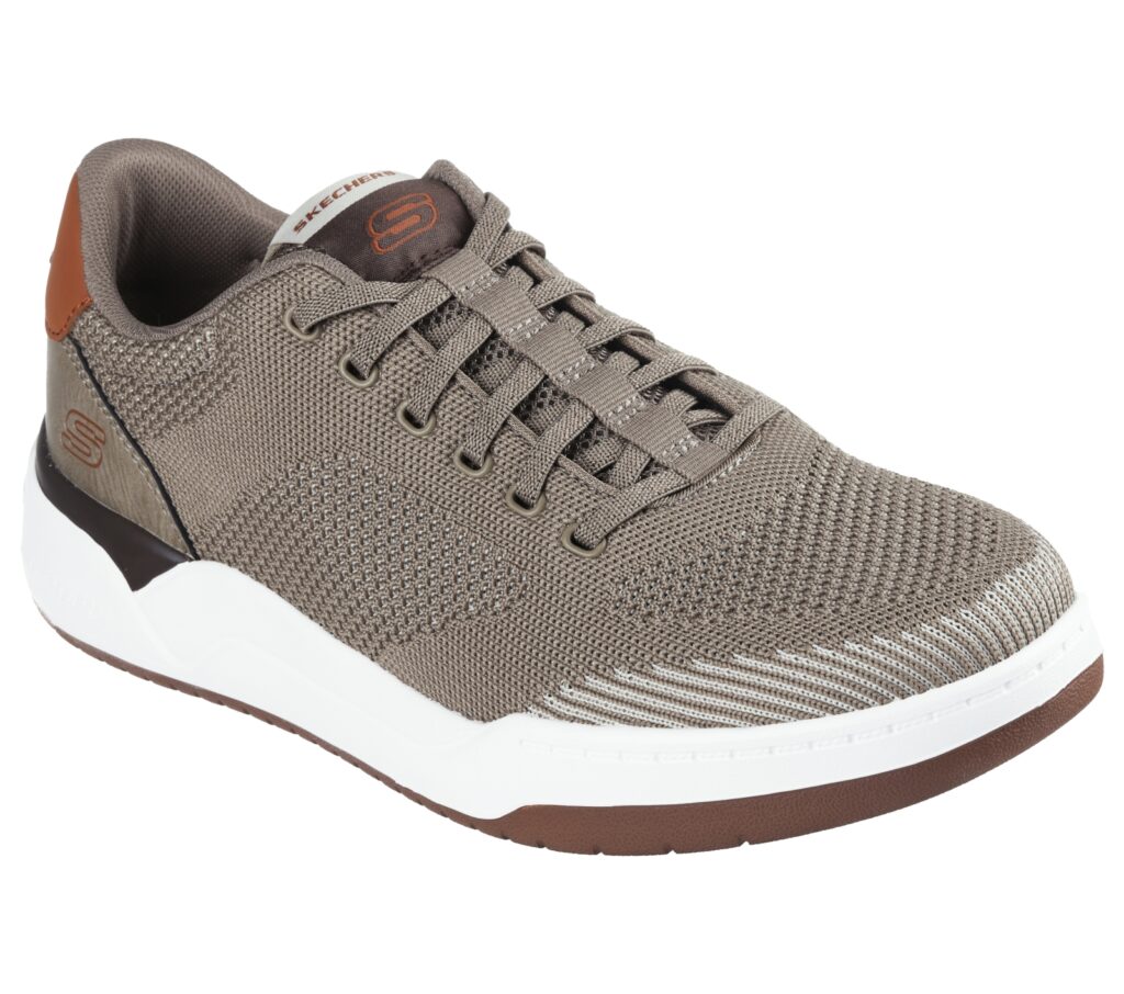 Skechers Relaxed Fit: Corliss - Dorset sneaker heren taupe