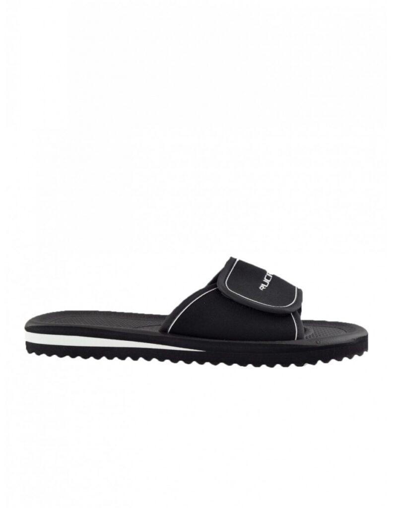 Rucanor Santander slippers met velcro strap zwart