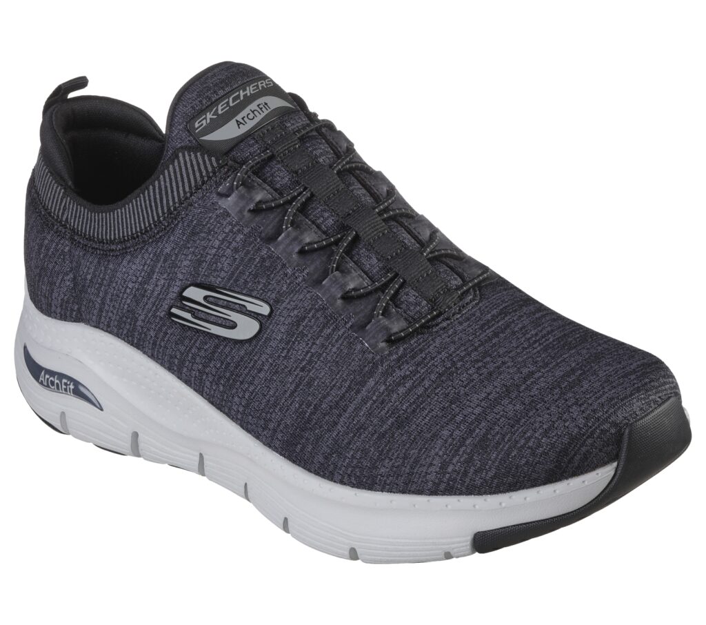 Skechers Arch fit waveport sneaker heren anthracite