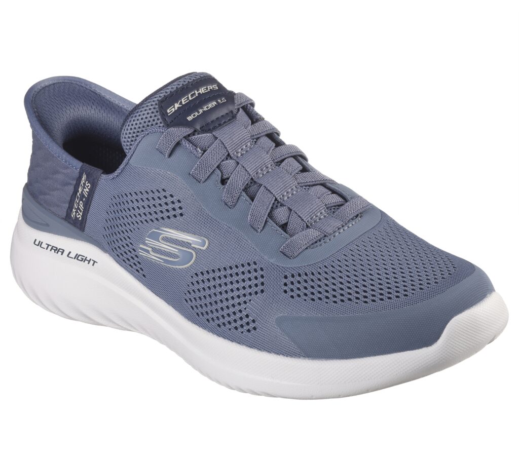 Skechers Slip-ins: Bounder 2.0 - Emerged heren sneaker grijsblauw