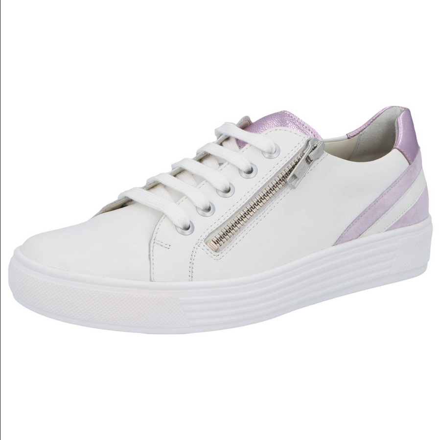 Solidus Hazel Vitello dames sneaker Metal white/fairy