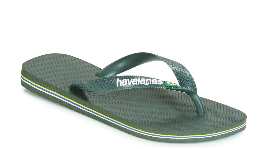 Havaianas BRASIL LOGO Olijf