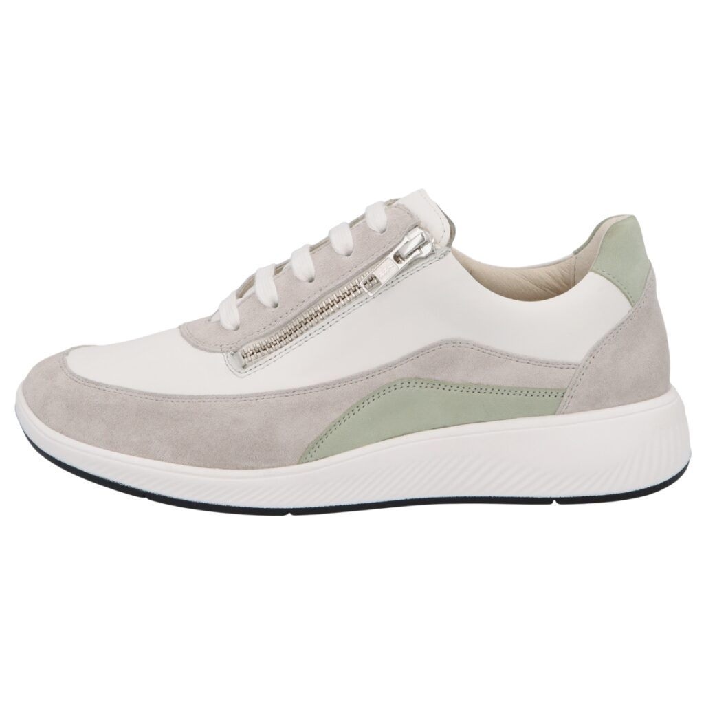 Solidus Kalea Nubuk sneaker dames wit/jade K