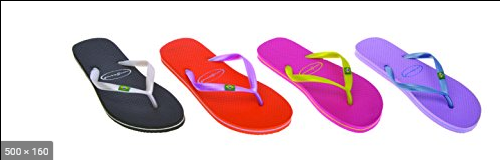 Hot Sand Teenslippers unicolor