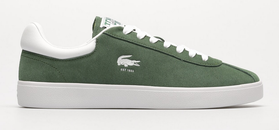 Lacoste sneaker Baseshot SMA heren donkergroen/wit