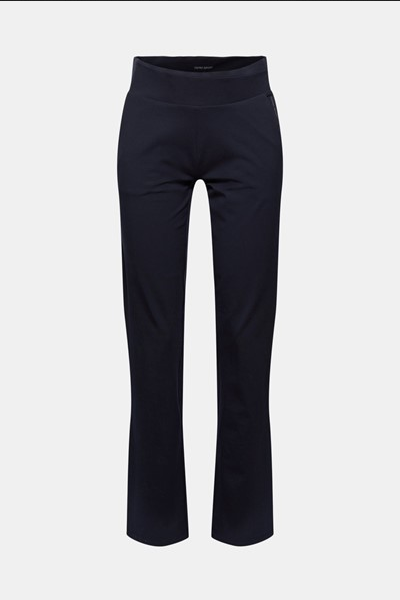 Esprit Jersey broek van organic cotton navy