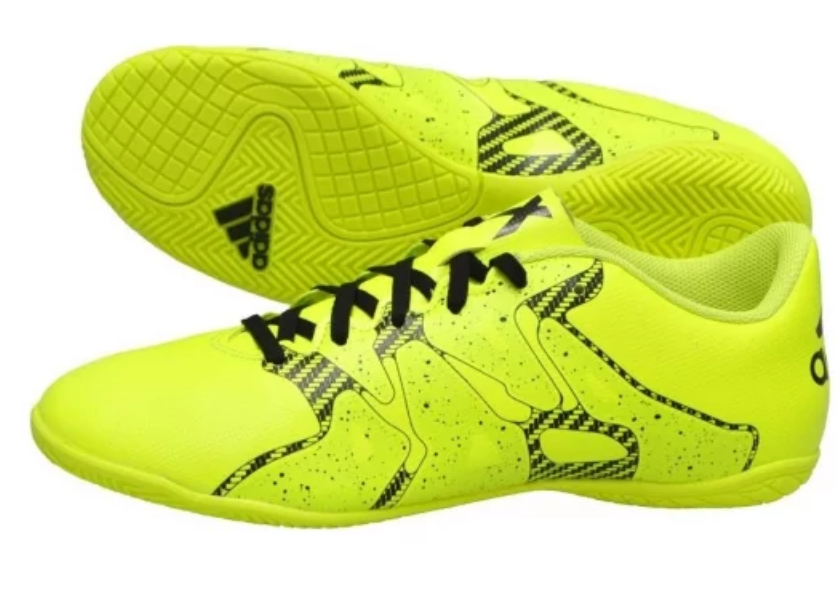 Adidas X 15.4 Solar Yellow indoor voetbal