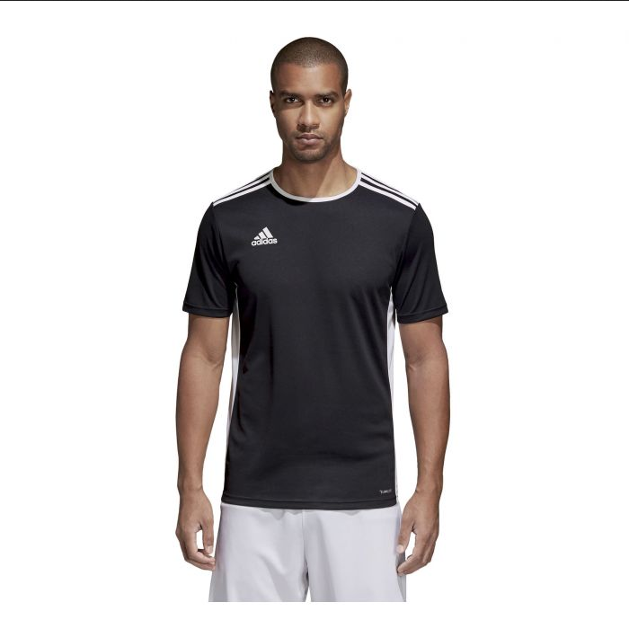 Adidas Entrada 18 t-shirt Jersey heren zwart/wit