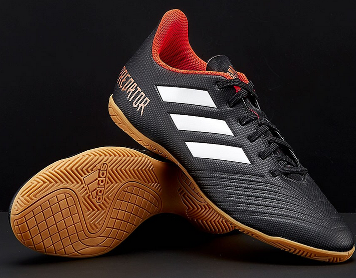 Adidas Predator Tango 18.4 indoor voetbalschoenen zwart + logo