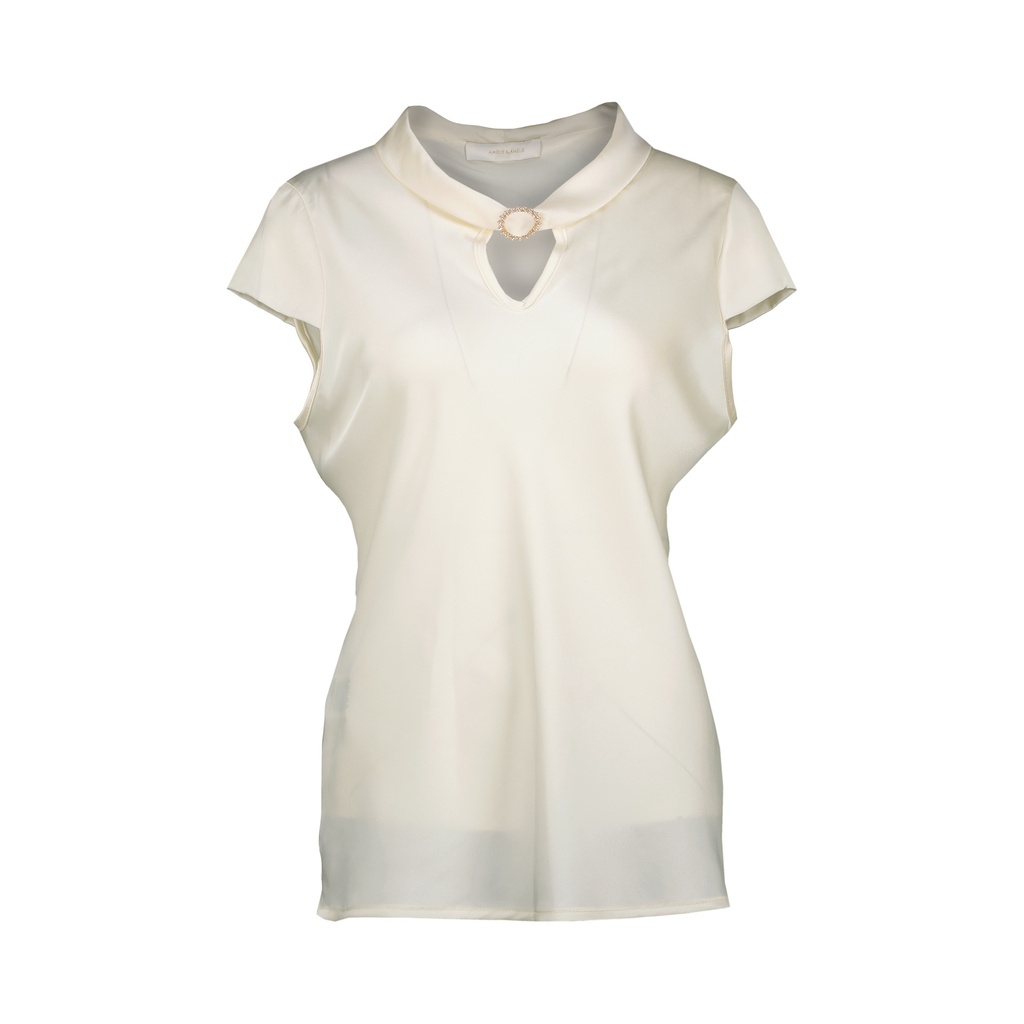 Amélie & Amélie Enki blouse Off-White