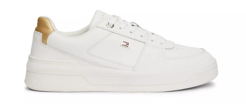 Tommy Hilfiger Essential basket sneaker dames gold