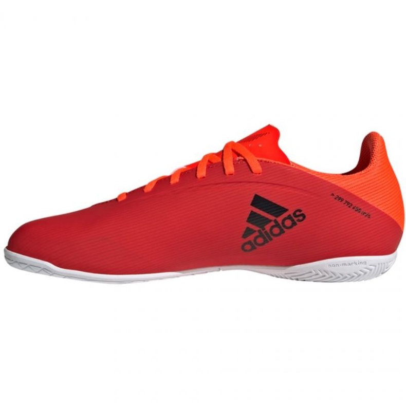 Adidas X Speedflow.4 In voetbal indoor rood