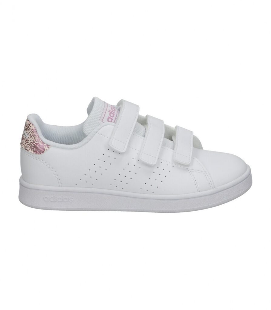 Adidas advantage c meisjes sneaker wit