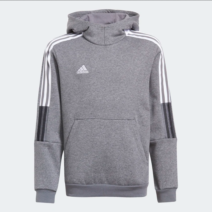 Adidas Tiro 21 Sweat Hoodie kids grijs