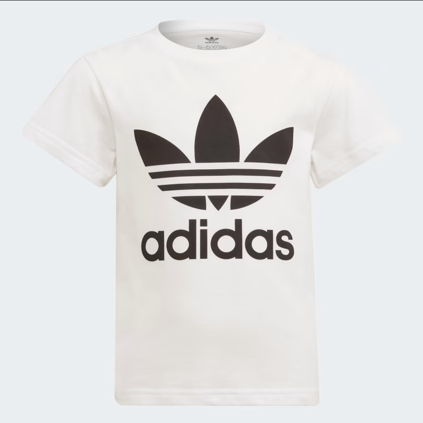 Adidas Adicolor Trefoil T-shirt kids wit