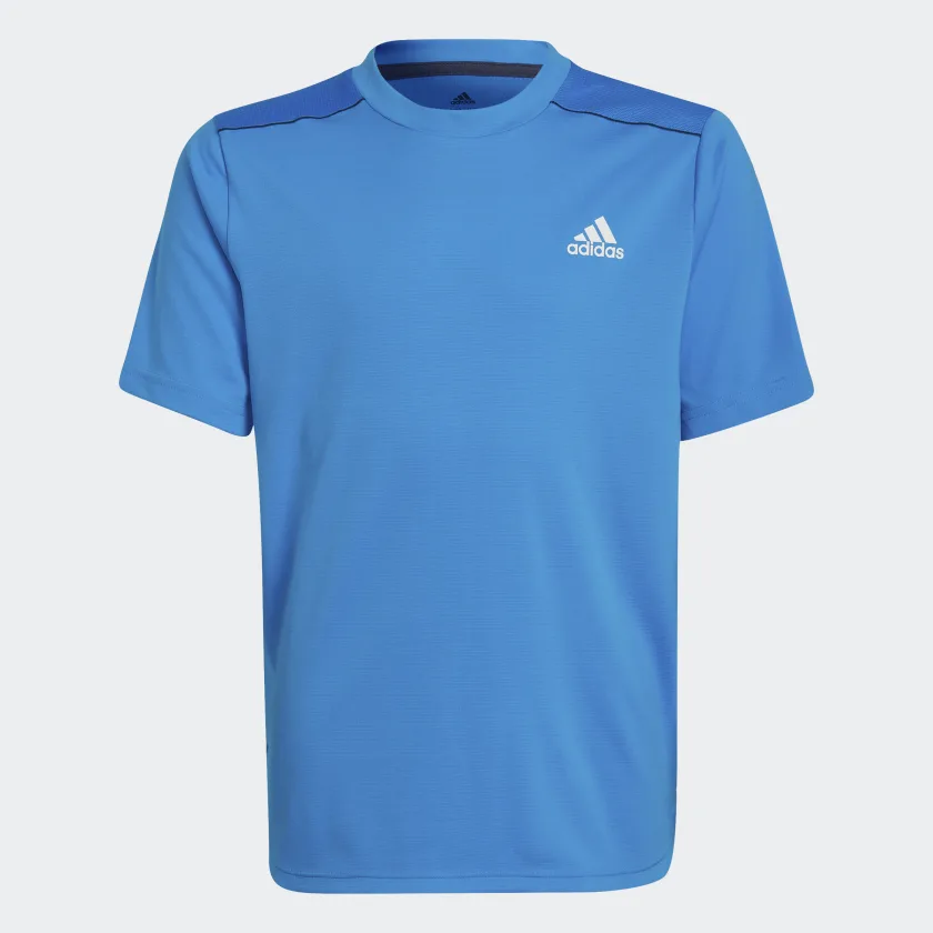 Adidas AEROREADY Training T-shirt bluru hanav white KIDS