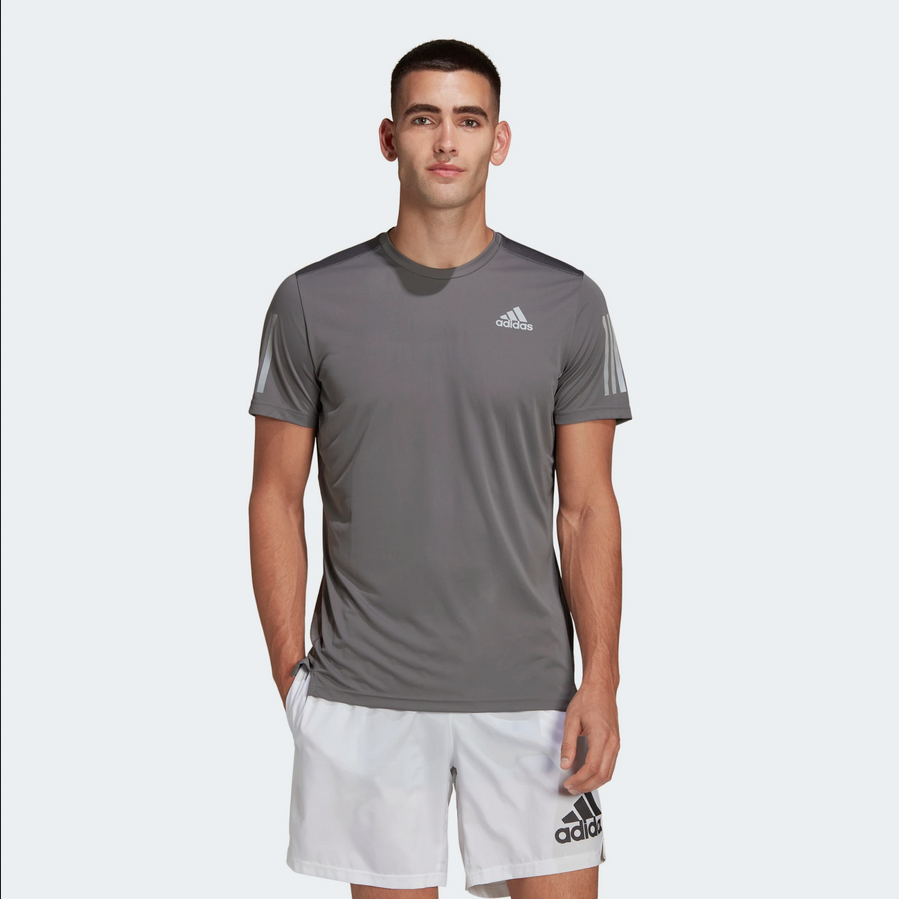 Adidas Own the Run T-Shirt heren grijs