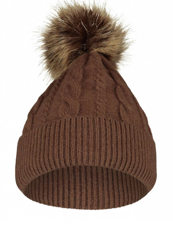 Zabaione beanie bruin